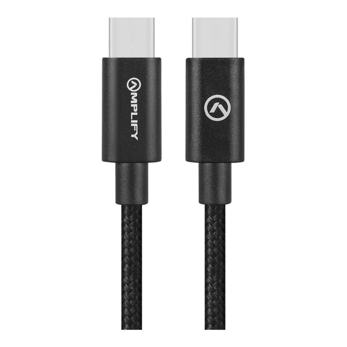 Amplify 1.2m Linked Series 60W USB-C to USB-C Braided Cable Black AM-30008-BK