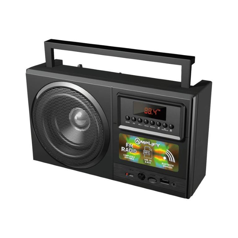 Amplify Tuner Series Bluetooth Radio Black AM-3350-BK