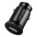 Amplify Voltix Series 12W Dual USB and USB-C Car Charger AM-5001-BK