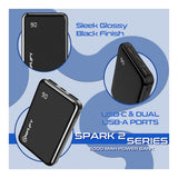 Amplify Spark 2 Series 5000mAh Power Bank Black AM-9050-BK