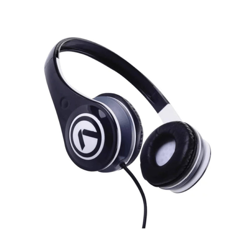 Amplify Freestylers Series Wired Headphones Black White AM2002BKW