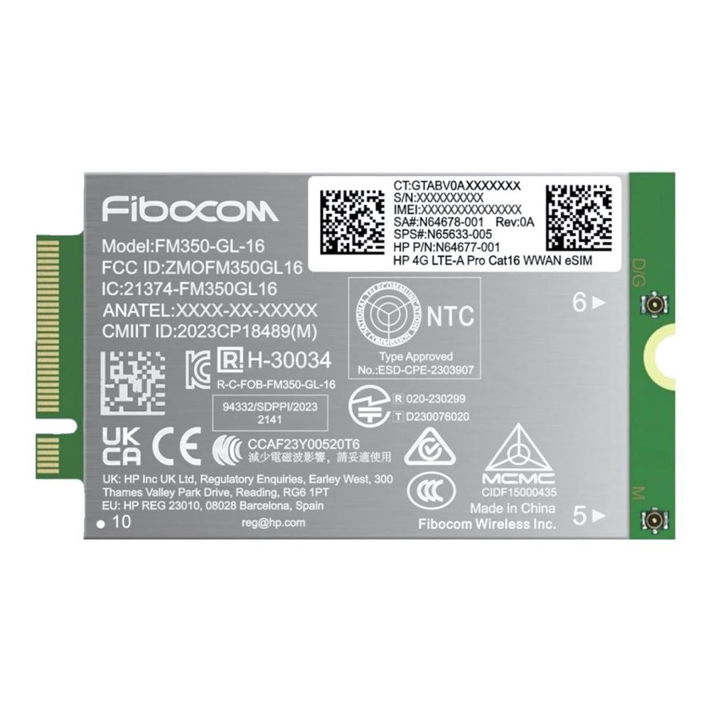 Wwan Module P16 HP 4G LTE-A Pro Cat16 WWAN Module AM5R3AA – FirstShop