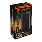 Amplify Spark Series 20000mAh Power Bank Black AMP-9002-BK(V1)