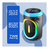 Amplify Spark Series 8-inch Party Speaker with Wireless Mic Black AM-3900-8-BK