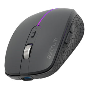 Astrum MW30C Tri-Mode Wireless Bluetooth Mouse Black AMSW30RB
