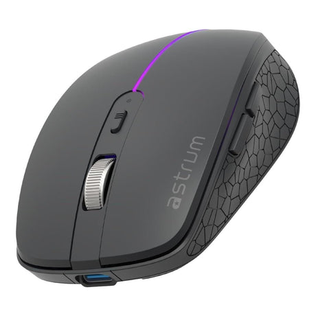 Astrum MW30C Tri-Mode Wireless Bluetooth Mouse Black AMSW30RB