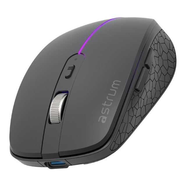 Astrum MW30C Tri-Mode Wireless Bluetooth Mouse Black AMSW30RB