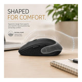 Astrum MW30C Tri-Mode Wireless Bluetooth Mouse Black AMSW30RB