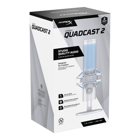 HyperX QuadCast 2 USB Microphone Frost AN1D9AA