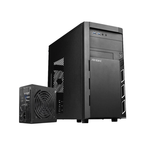 Antec VSK3000 Elite Micro ATX PC Case with ATOM V350 350W Power Supply ANTEC01