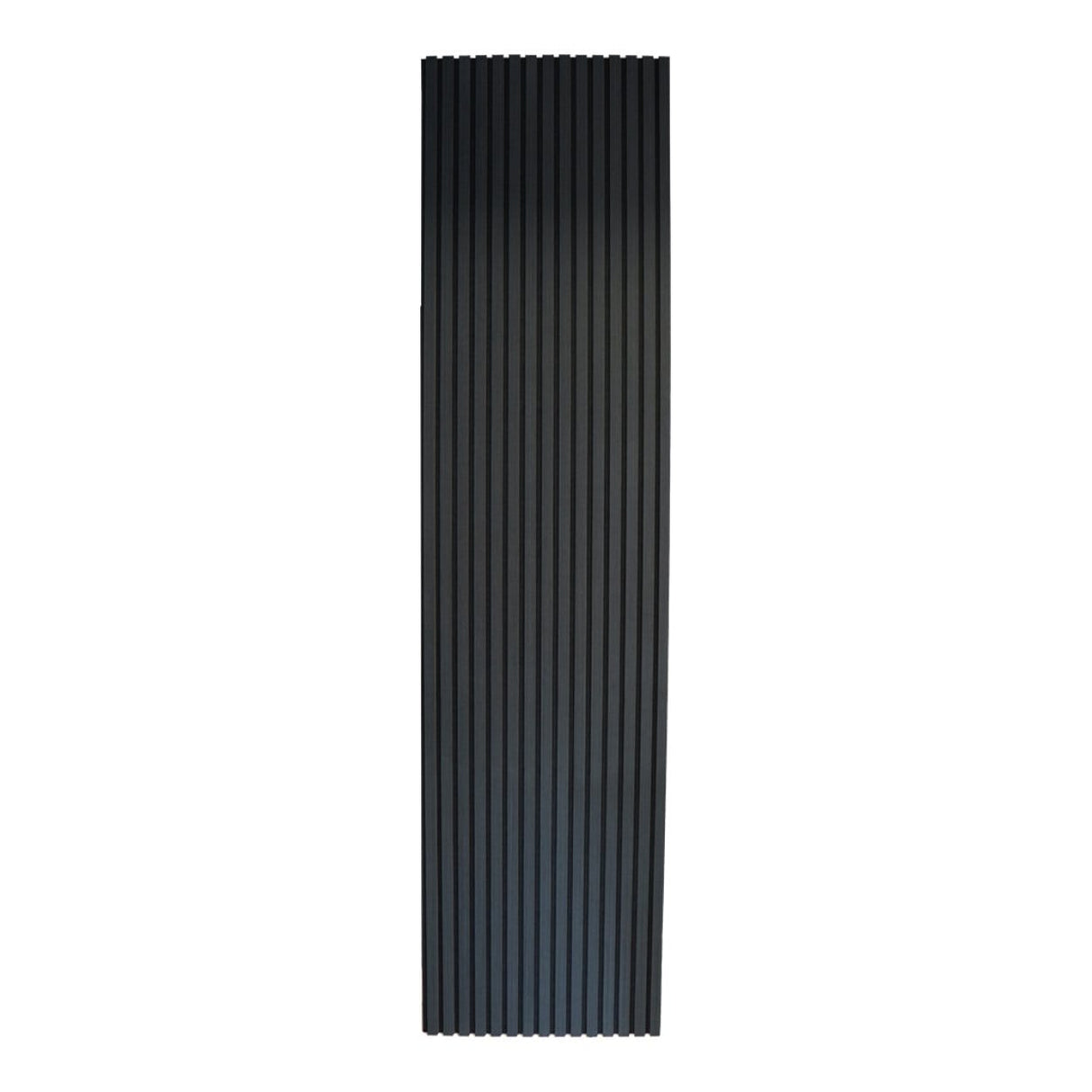 Parrot 600x2400mm Slatted Wall Panel Black Wood AP0624BW