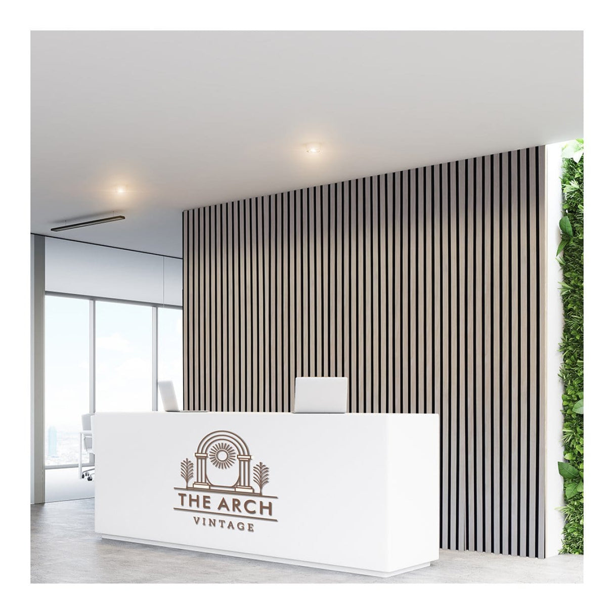 Parrot 600x2400mm Slatted Wall Panel Light Oak AP0624LO