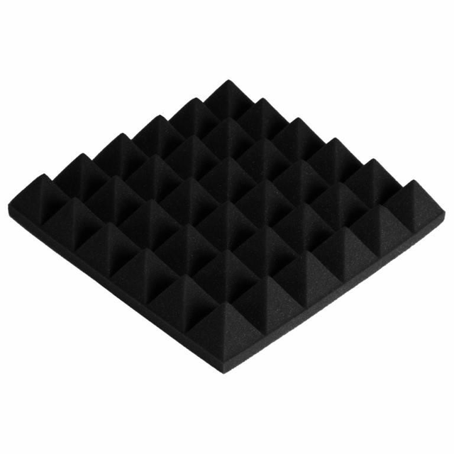 Parrot 300x300mm 12-pieces Acoustic Panel Pyramid Black AP3030B