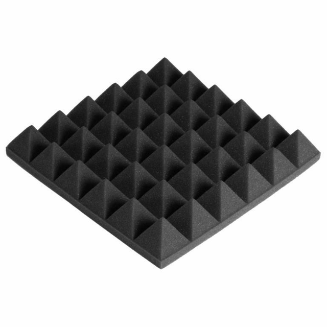 Parrot 300x300mm 12-pieces Acoustic Panel Pyramid Dark Grey AP3030L