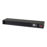 APC AP7821B 1U Rack Metered 16A 208/230V 8 x C13 Power Distribution Unit