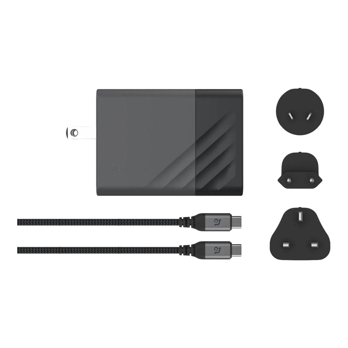 Adam Elements GaN Hub 65W Charger with HDMI Black APAADGHUBBK