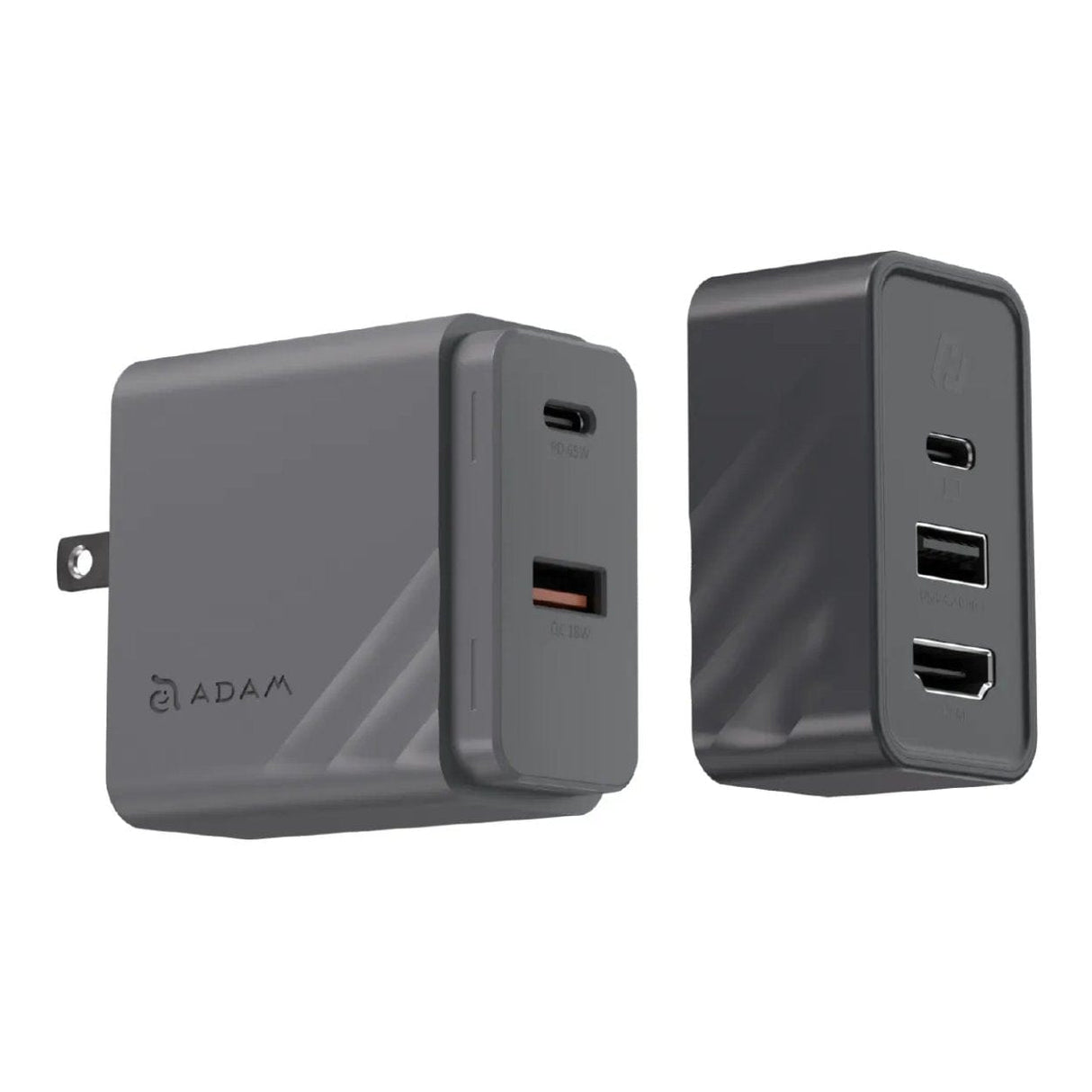 Adam Elements GaN Hub 65W Charger with HDMI Black APAADGHUBBK