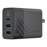 Adam Elements GaN Hub 65W Charger with HDMI Black APAADGHUBBK