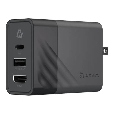 Adam Elements GaN Hub 65W Charger with HDMI Black APAADGHUBBK
