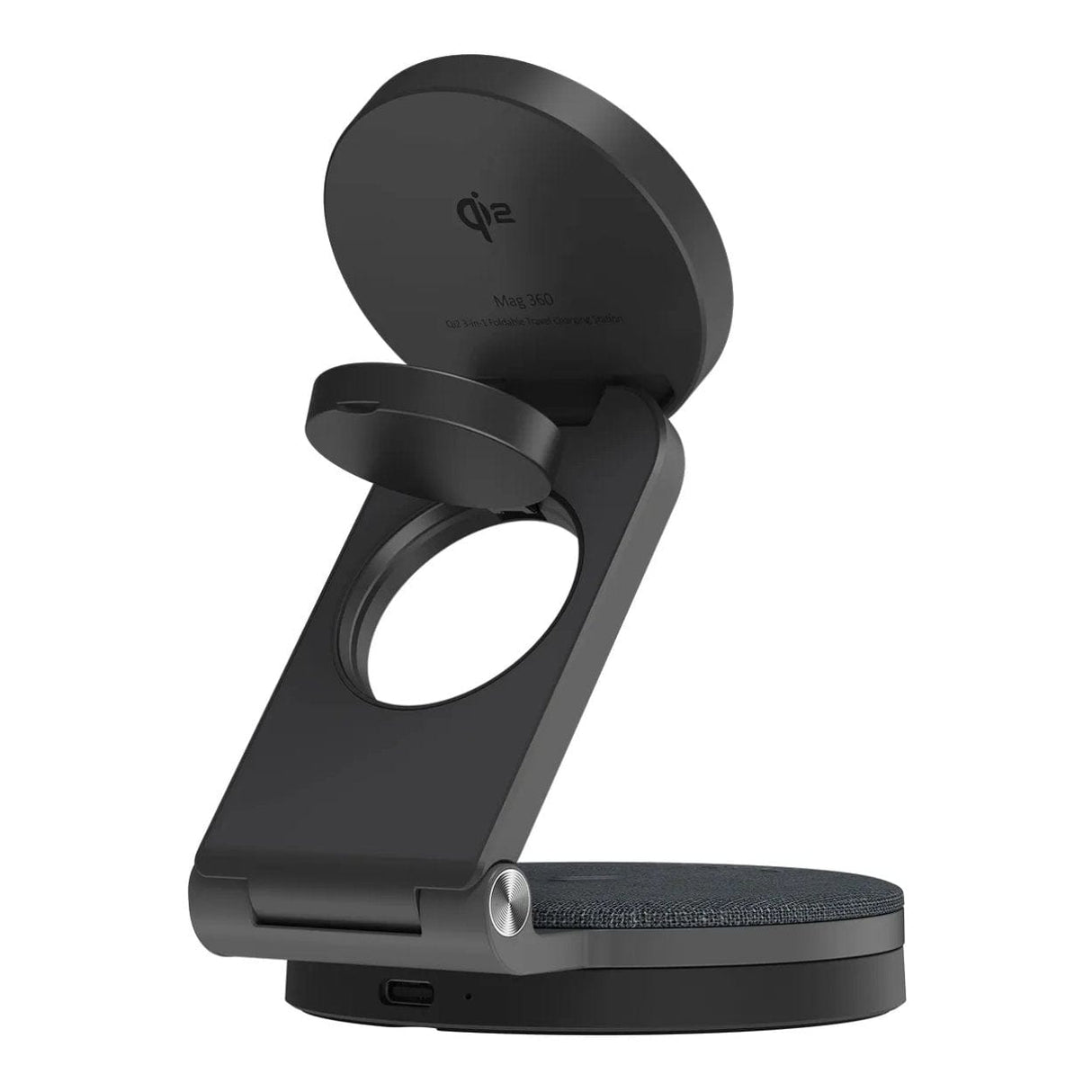 Adam Elements Mag 360 Qi2 3-in-1 Foldable Travel Charging Station Grey APAADMAG360GY