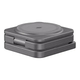 Adam Elements Mag 3 Pro Qi2 3-in-1 Foldable Charging Station Grey APAADMAG3PRGY