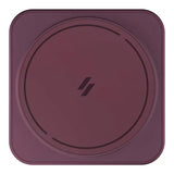 Adam Elements Mag 3 Ultra Qi2 3-in-1 Foldable Charging Station - Burgandy APAADMAG3ULBG