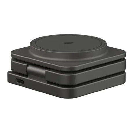 Adam Elements Mag 3 Ultra Qi2 3-in-1 Foldable Charging Station - Space Grey APAADMAG3ULGY