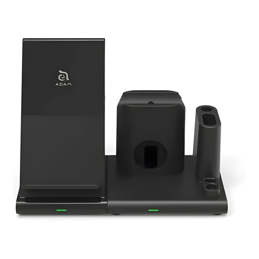 Adam Elements OMNIA Q4 4-in-1 Wireless Charging Station Black APAADQ4OGBK