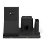 Adam Elements OMNIA Q4 4-in-1 Wireless Charging Station Black APAADQ4OGBK