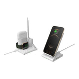 Adam Elements OMNIA Q4 4-in-1 Wireless Charging Station White APAADQ4OGWH