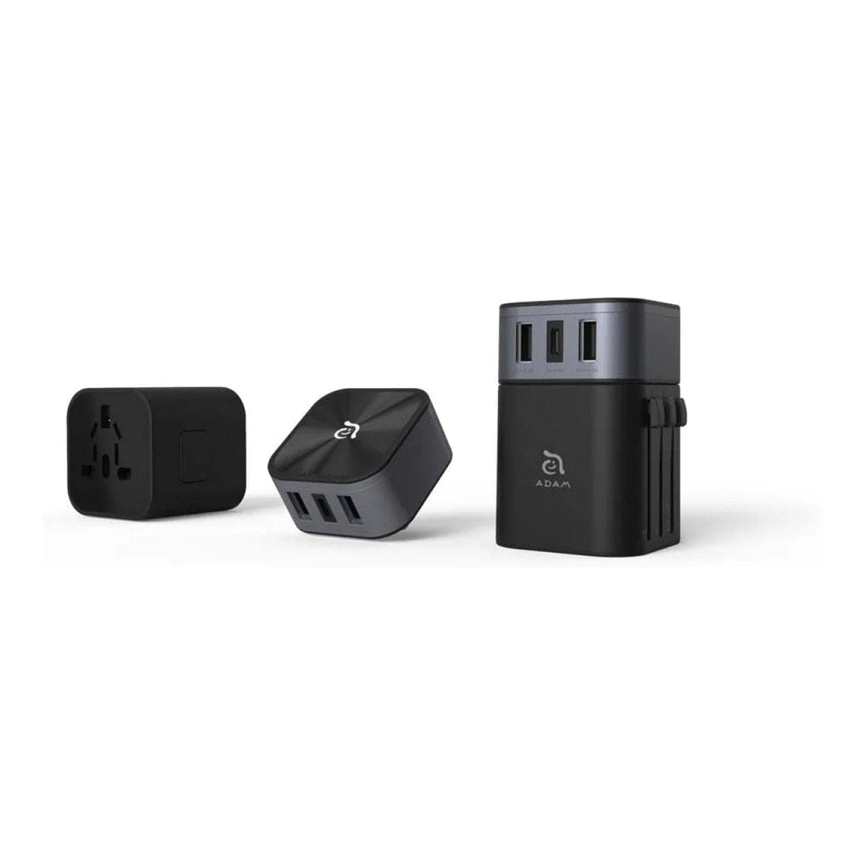 Adam Elements OMNIA T3 Universal Travel Charging Adapter Black APAADT3BK