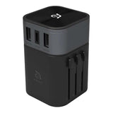 Adam Elements OMNIA T3 Universal Travel Charging Adapter Black APAADT3BK
