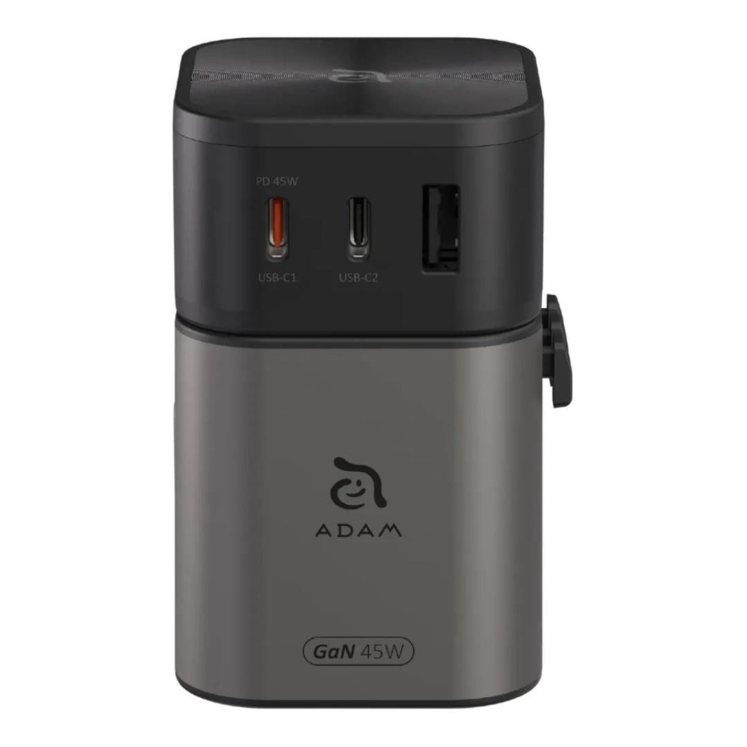 Adam Elements OMNIA T45 45W Universal Travel Adapter Charger Black APAADT45BK