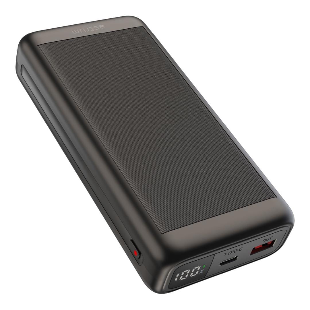 Astrum 20000mAh 22.5W USB-C Power Bank Black APB20PB