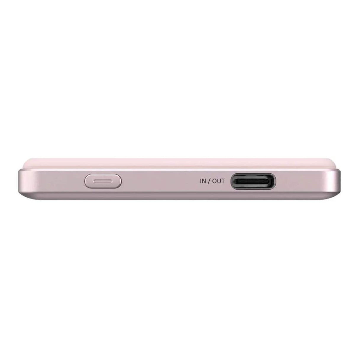 Adam Elements GRAVITY C5 5000mAh Wireless Ultra Slim Power Bank Pink APBADGVC5PK