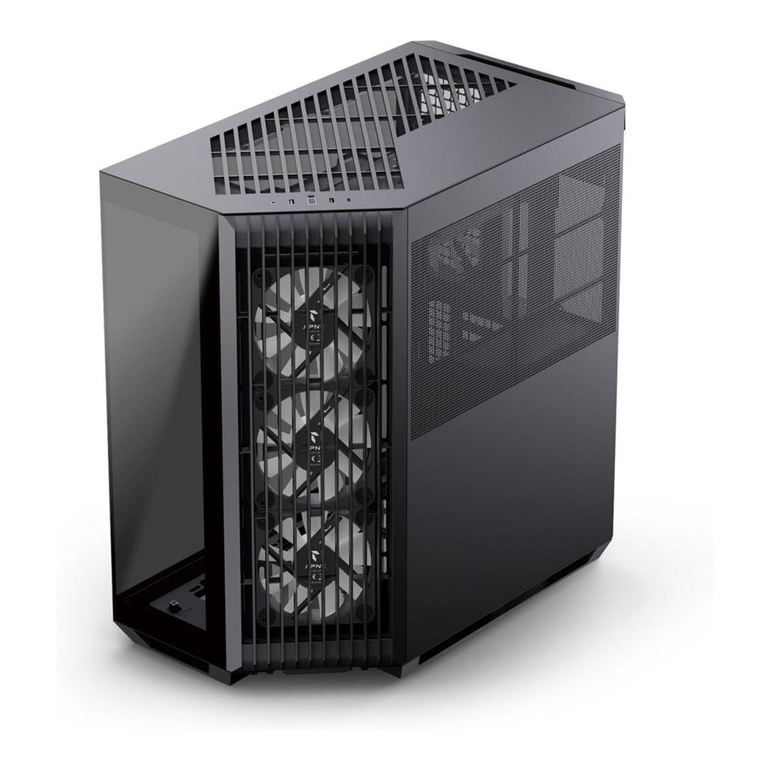 AeroCool APNX V1 Tempered Glass Black Mid Tower ATX Case APCM-VI01003.11