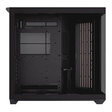 APNX V1 Dual-Chamber Mid-Tower ATX Gaming PC Case - Black/Wood APCM-VI01103.11