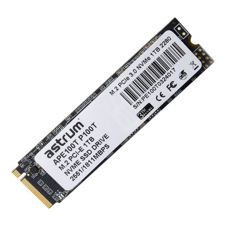 Astrum P100T M.2 1TB PCIe 3.0 NVMe Internal SSD APE100T