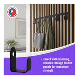 Parrot APH001 Slatted Panel Single Steel Wall Coat Hook