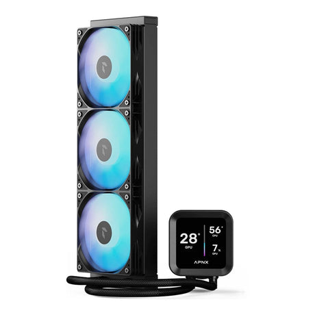 AeroCool APNX LC1-D 360 ARGB 360mm AiO Liquid Cooler Black APLA-SV36117.11