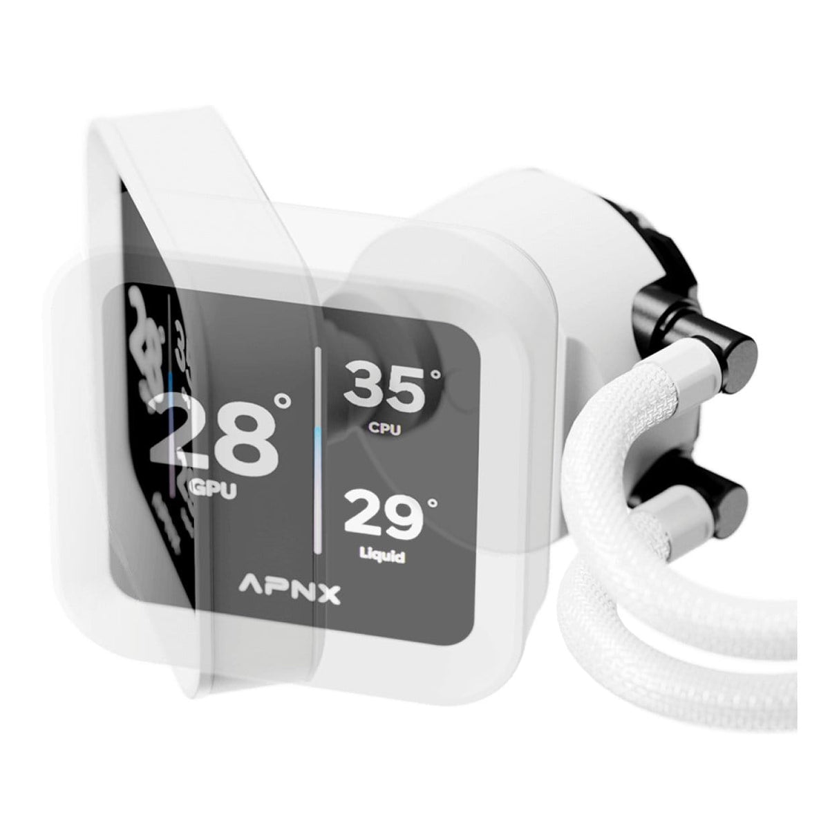 AeroCool APNX LC1-D 360 ARGB 360mm AiO Liquid Cooler White APLA-SV36117.21