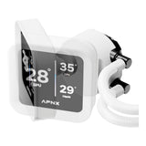 AeroCool APNX LC1-D 360 ARGB 360mm AiO Liquid Cooler White APLA-SV36117.21