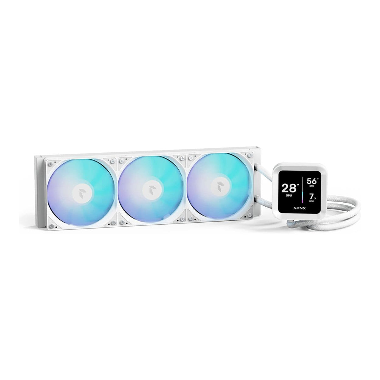 AeroCool APNX LC1-D 360 ARGB 360mm AiO Liquid Cooler White APLA-SV36117.21