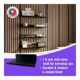 Parrot APS2560 Slatted Panel 600mm Steel Wall Shelf