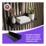 Parrot APS2590 Slatted Panel 900mm Steel Wall Shelf