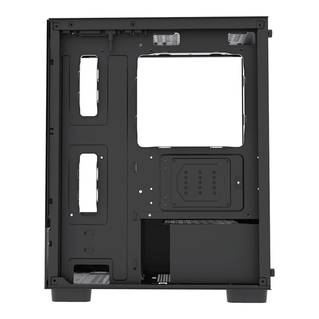 Armaggeddon Aquaron Duplex Micro-ATX Gaming PC Case Black AquaronDUPLEXBLK