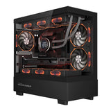 Armaggeddon Aquaron Duplex Pro Micro-ATX Gaming PC Case Black AQUARONDUPLEXPROBLK