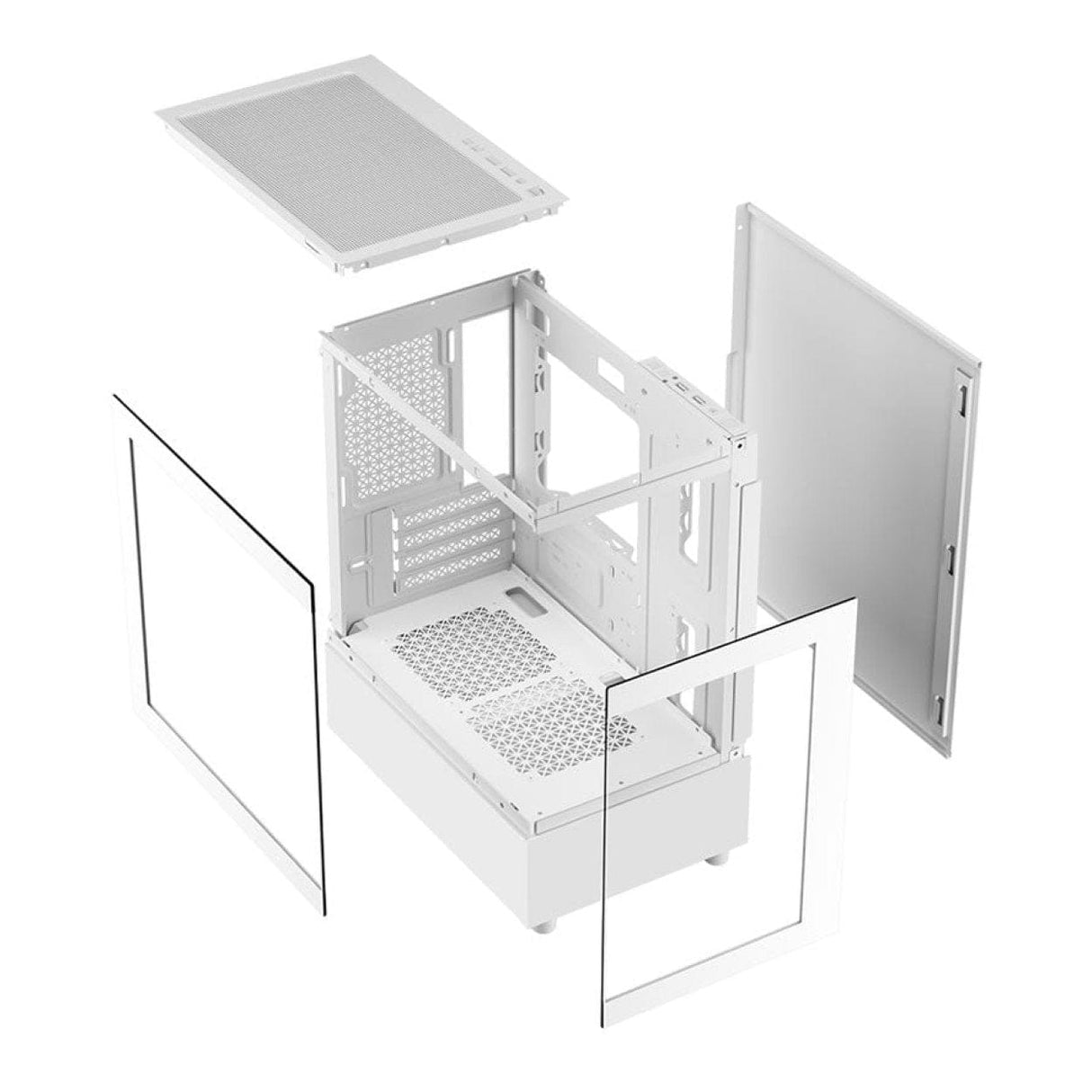 Armaggeddon Aquaron Duplex Micro-ATX Gaming PC Case White AquaronDUPLEXWHT