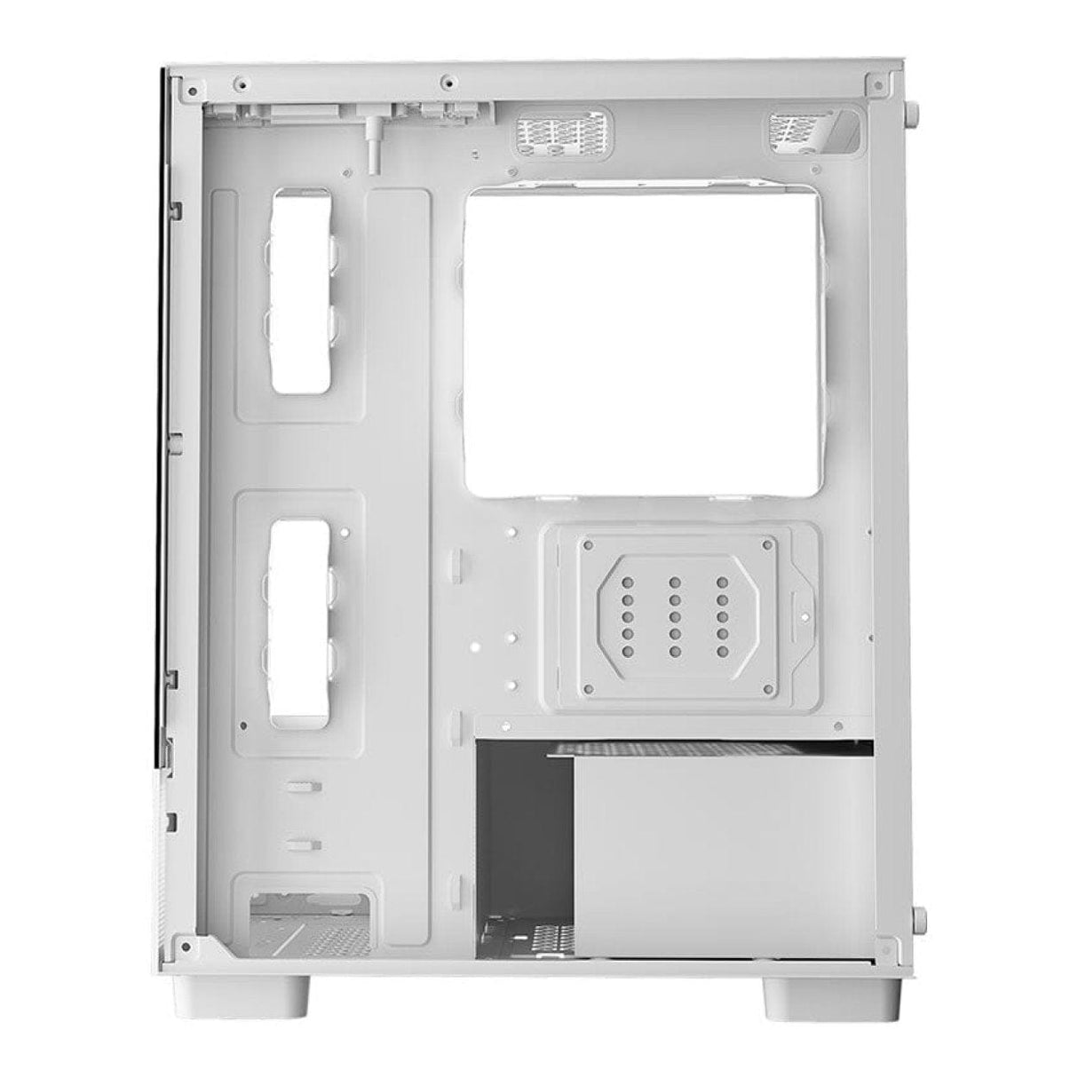 Armaggeddon Aquaron Duplex Micro-ATX Gaming PC Case White AquaronDUPLEXWHT