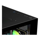 Armaggeddon Aquaron WiBO Micro-ATX Gaming Case Black AQUARONWIBOBLK